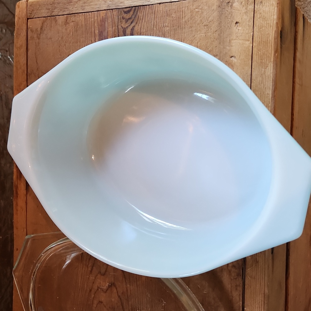 Pyrex Vintage snowflake 043 1.5 QT casserole and lid - Picture 7 of 8